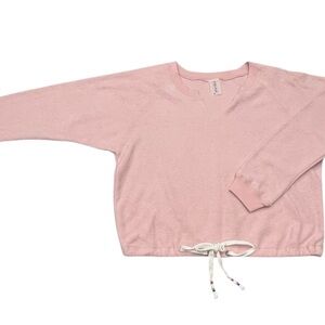 AS REVIVAL Women's Long Sleeve V Neck Blush Sweater Size Small NWT